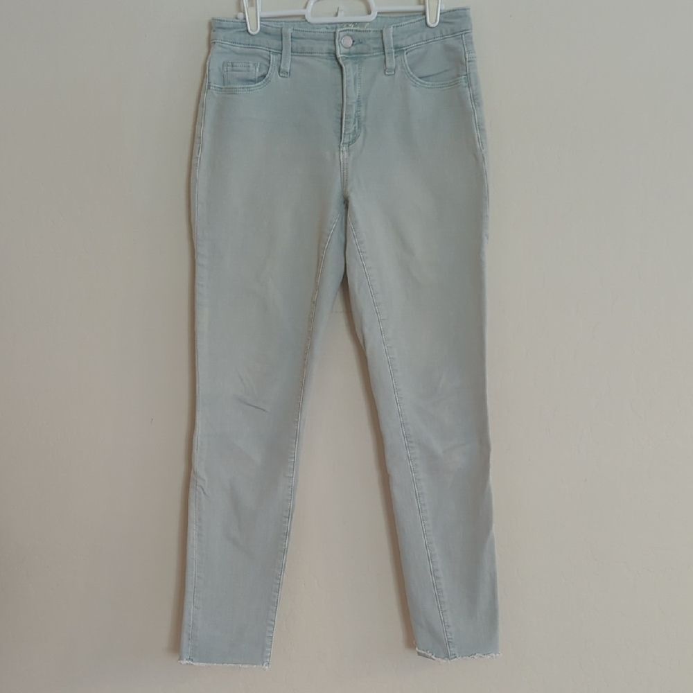 Universal Thread Light Green Gray High Rise Skinny Jeans - Size 2/26